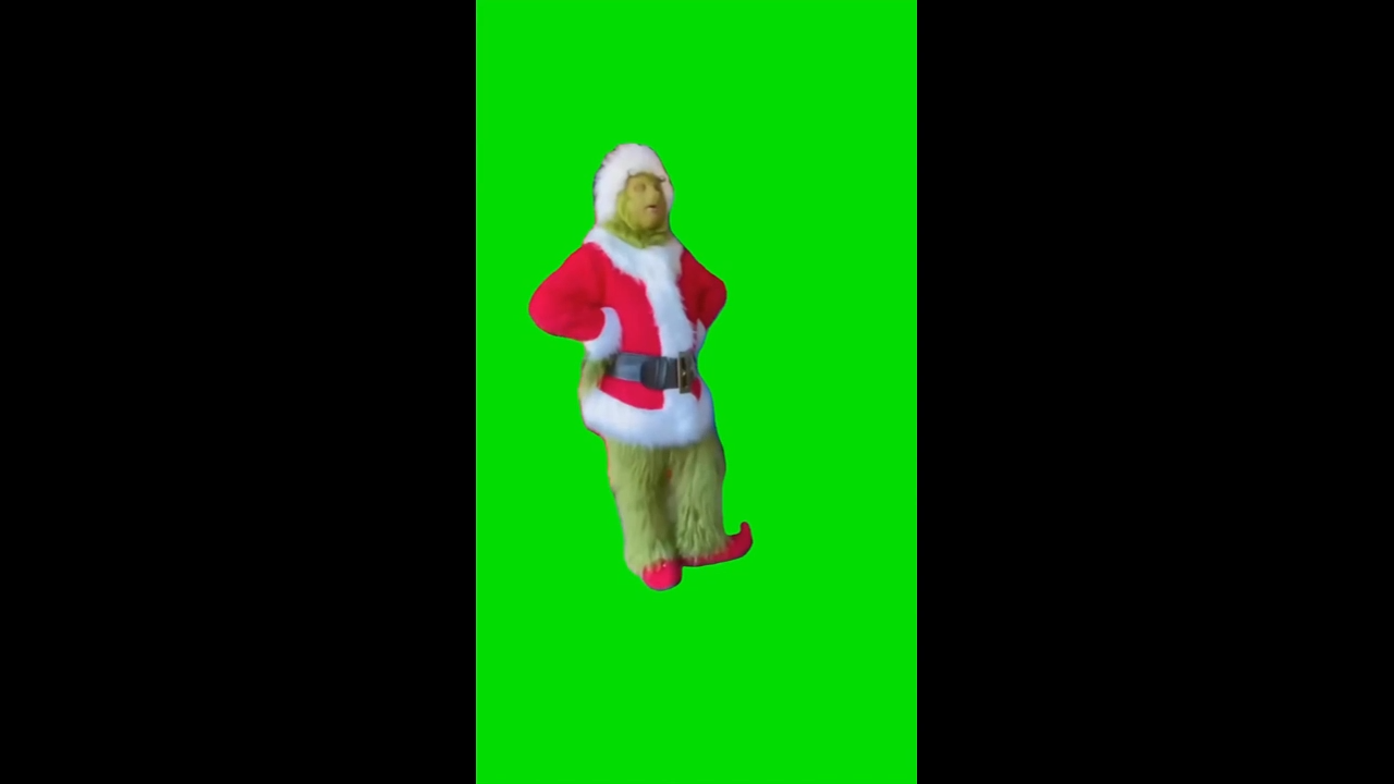 Grinch Latino Dance Green Screen Meme Template
