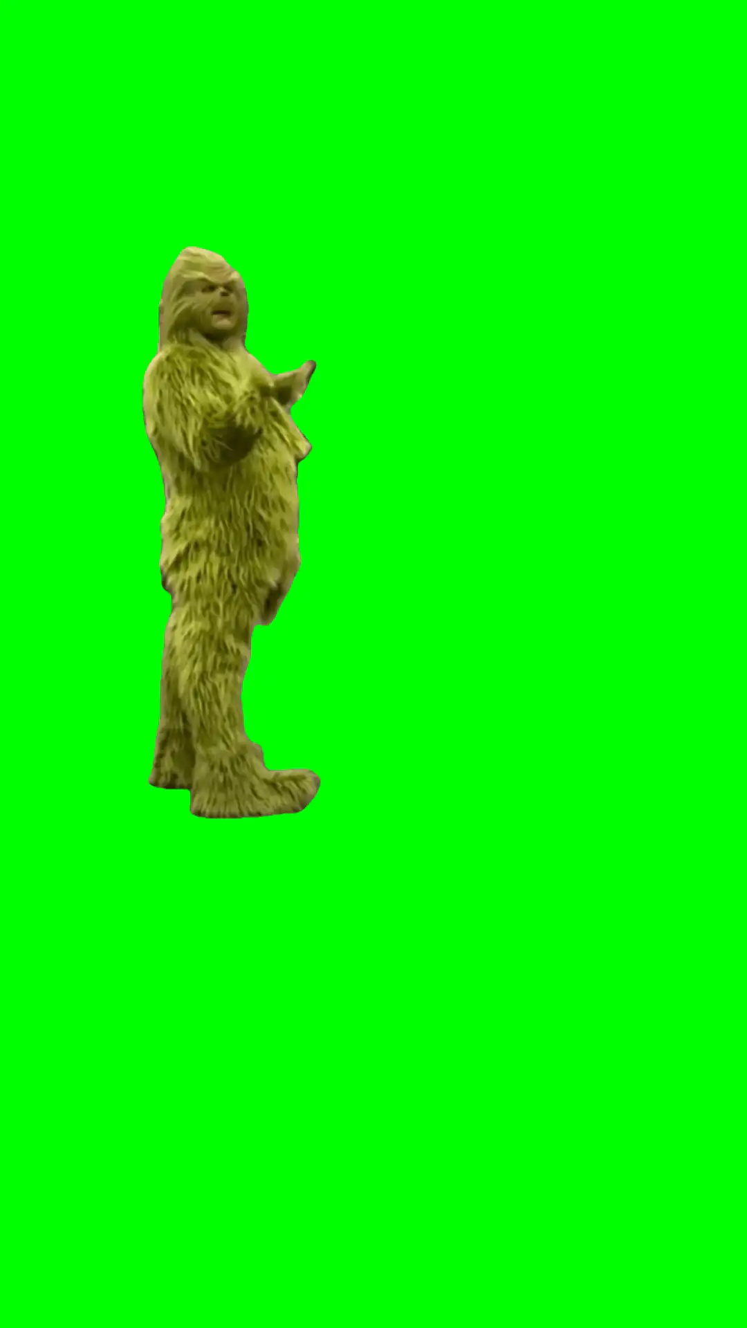 Grinch twerking green screen