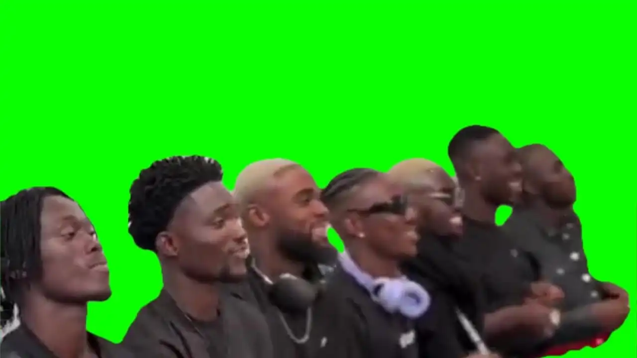 Group Dance Meme green screen