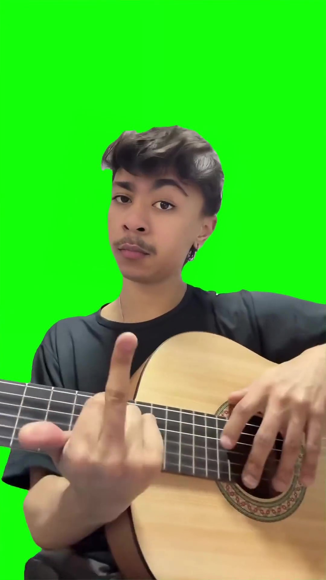 Guitar Finger Green Screen Meme