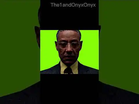 Gus Fring looking down meme Green Screen
