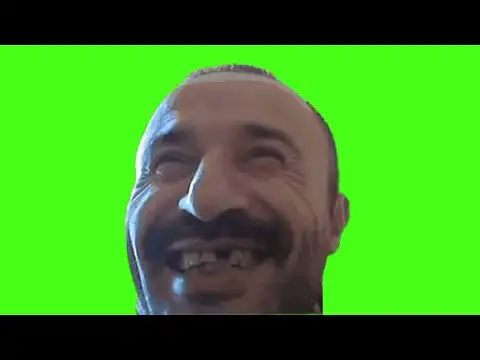 Guy Laughing Smoking Victor Green Screen