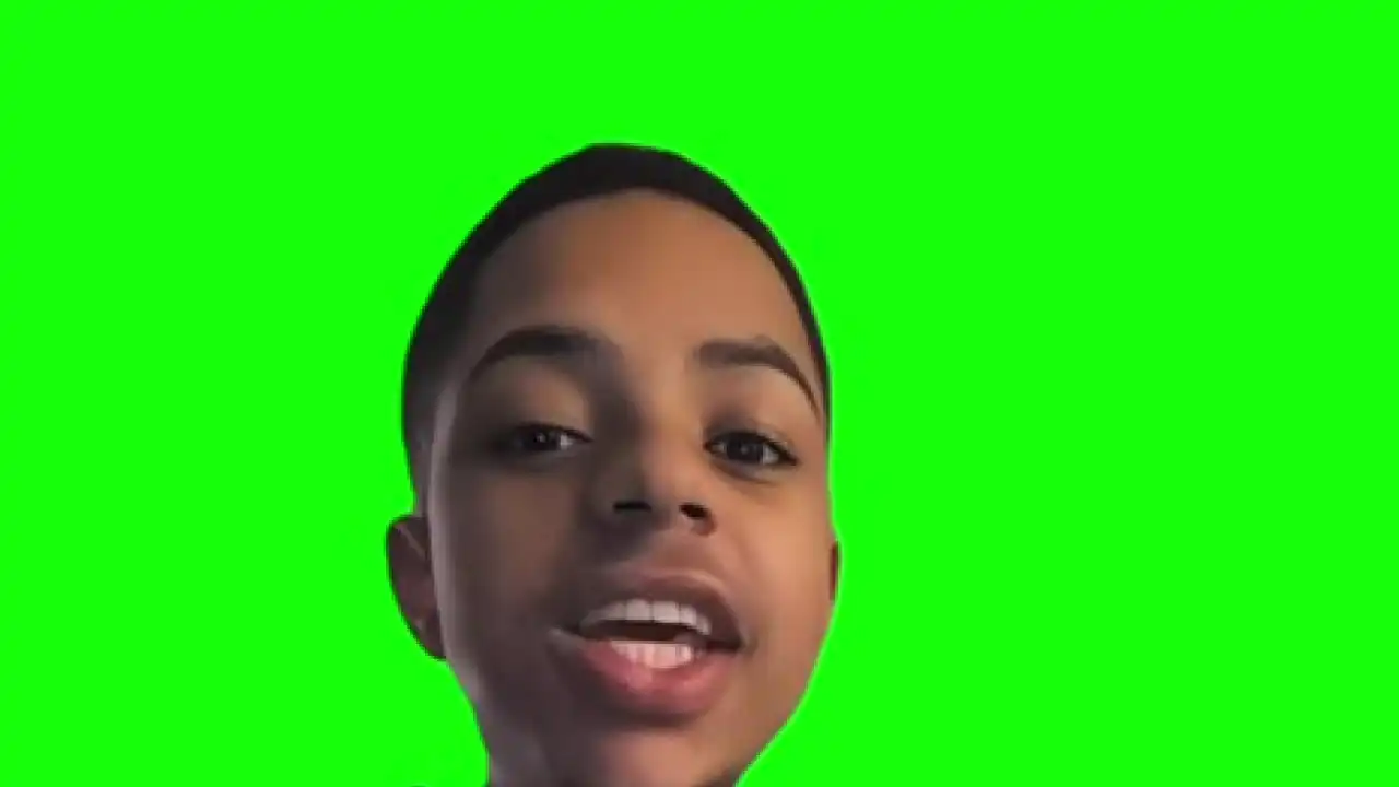 Guy saying Bitch Meme green screen