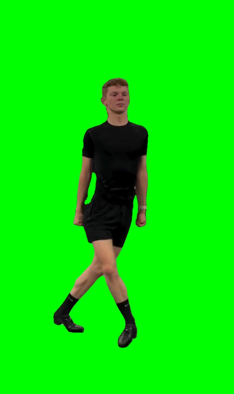Guy tap dancing Meme Green Screen