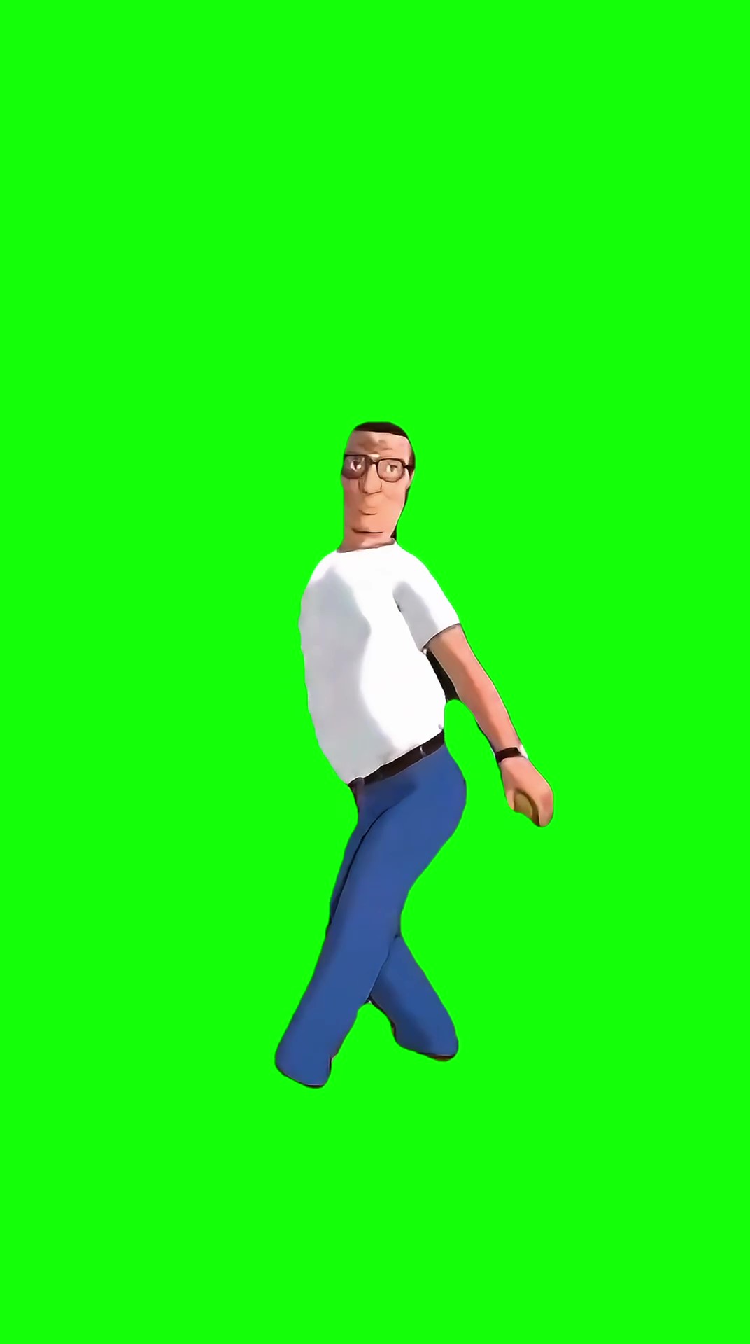 Hank Hill 7 rings dance Meme Green Screen