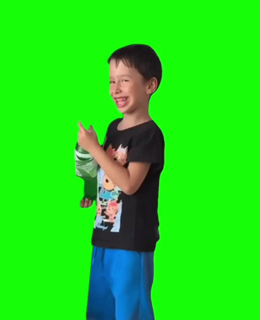 Happy Sunday Celebrate Meme green screen