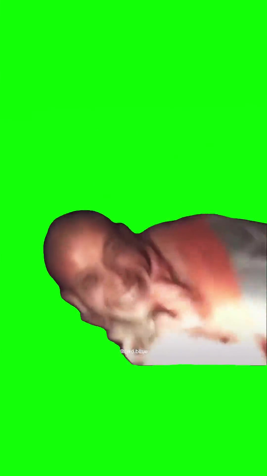 Happy to go sleep meme Green Screen