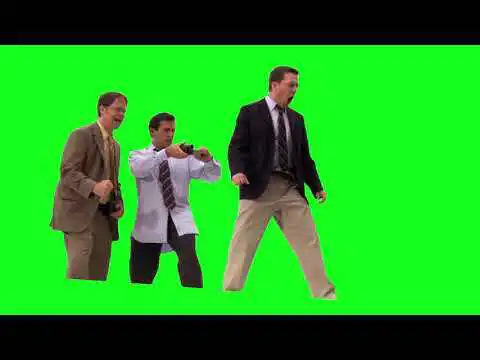 Hardcore Parkour The Office Meme Green Screen