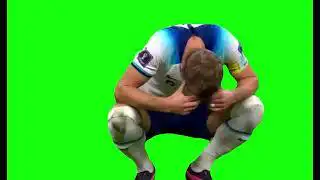 Harry Kane sad Green Screen