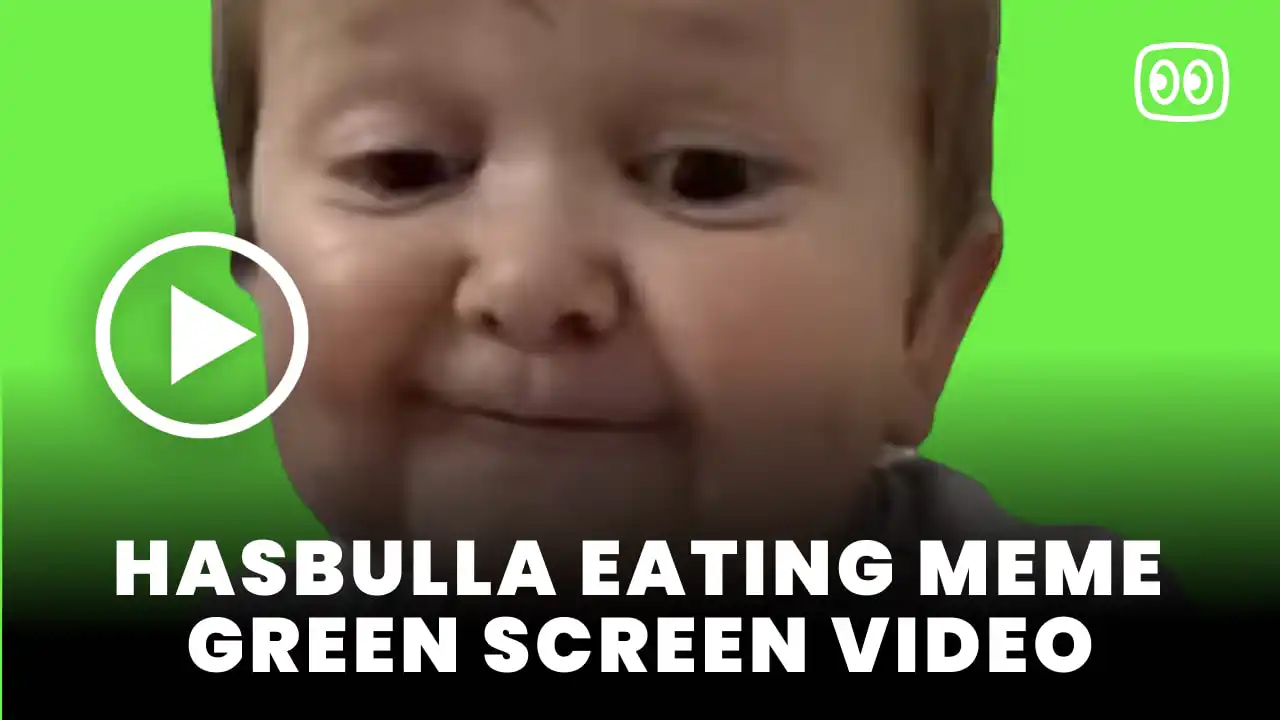 Hasbulla eating Meme Green Screen