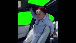 Hasbulla in the car Green Screen