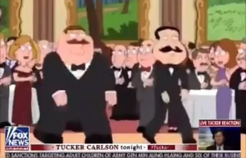 Hey Peter Live Tucker Reaction Meme Template