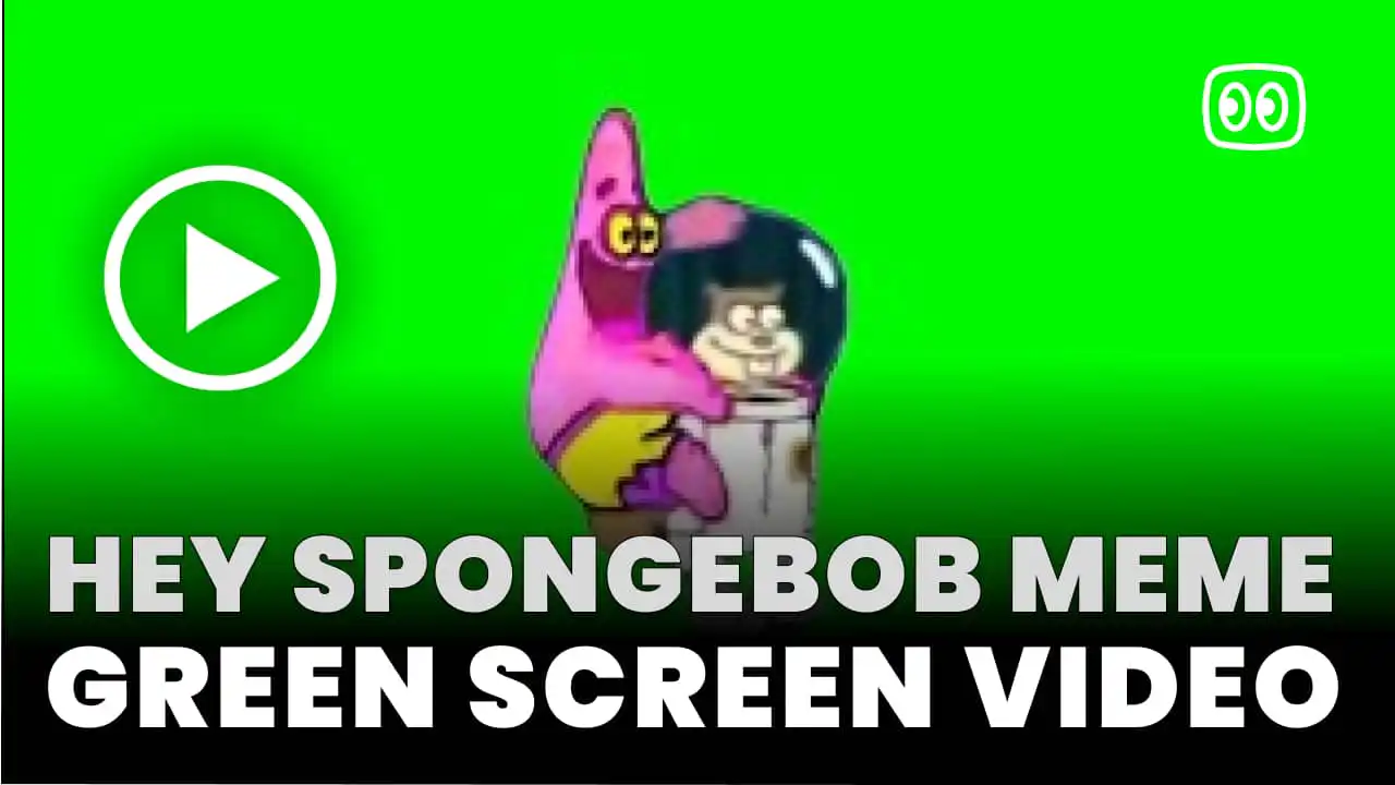 Hey Spongebob Meme Green Screen
