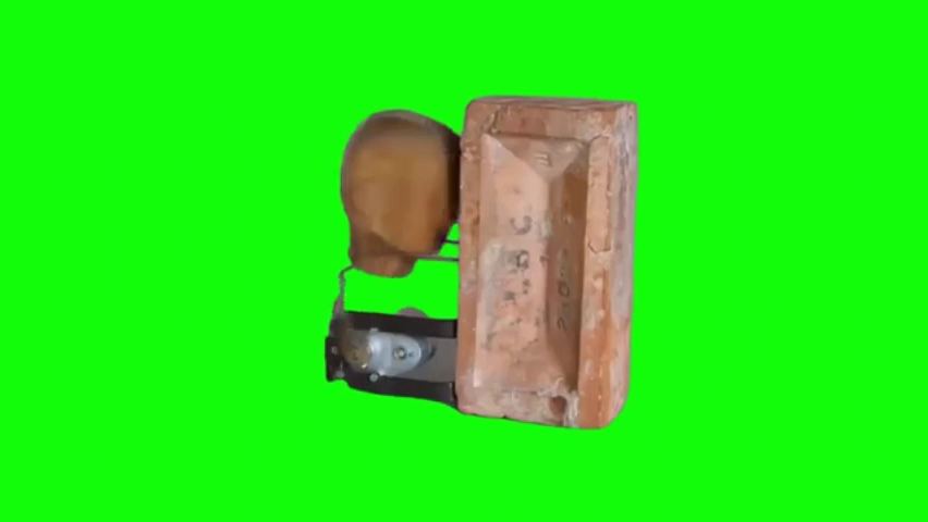 Hitting Brick Green Screen Memes