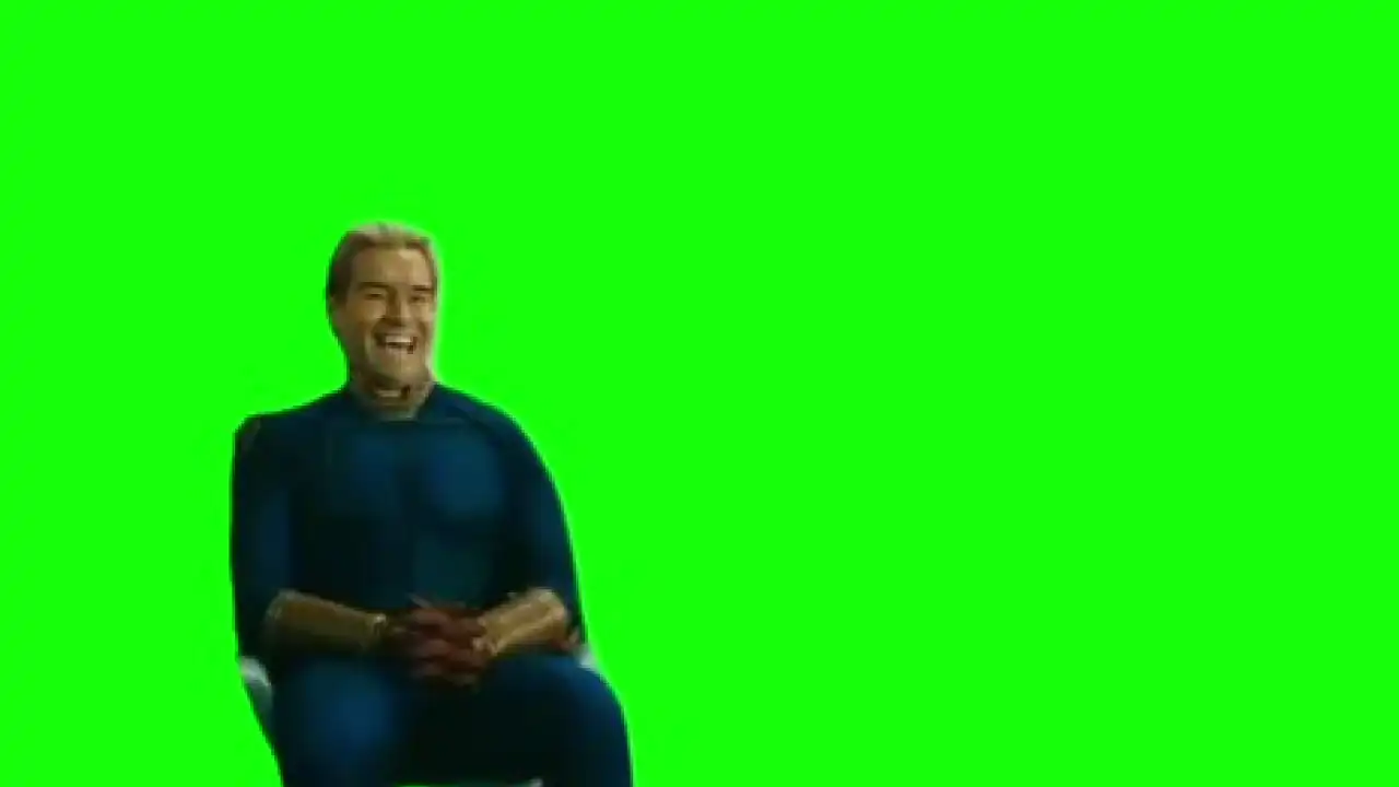 Homelander Cheer For Him Meme Green Screen