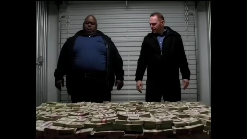 Huell and Kuby Lying On Money Meme Template