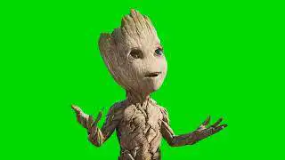I Am Groot green screen