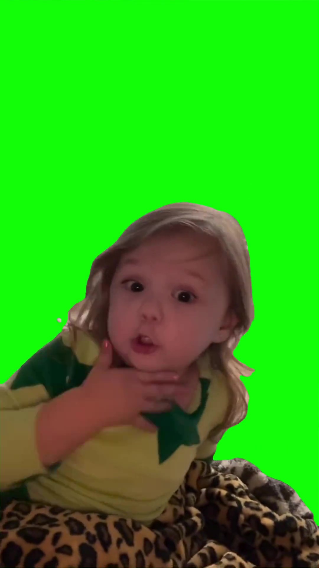 I didn’t know its a bad word Green Screen Meme