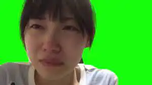 I Have No Money Hahaha Japanese Girl Green Screen