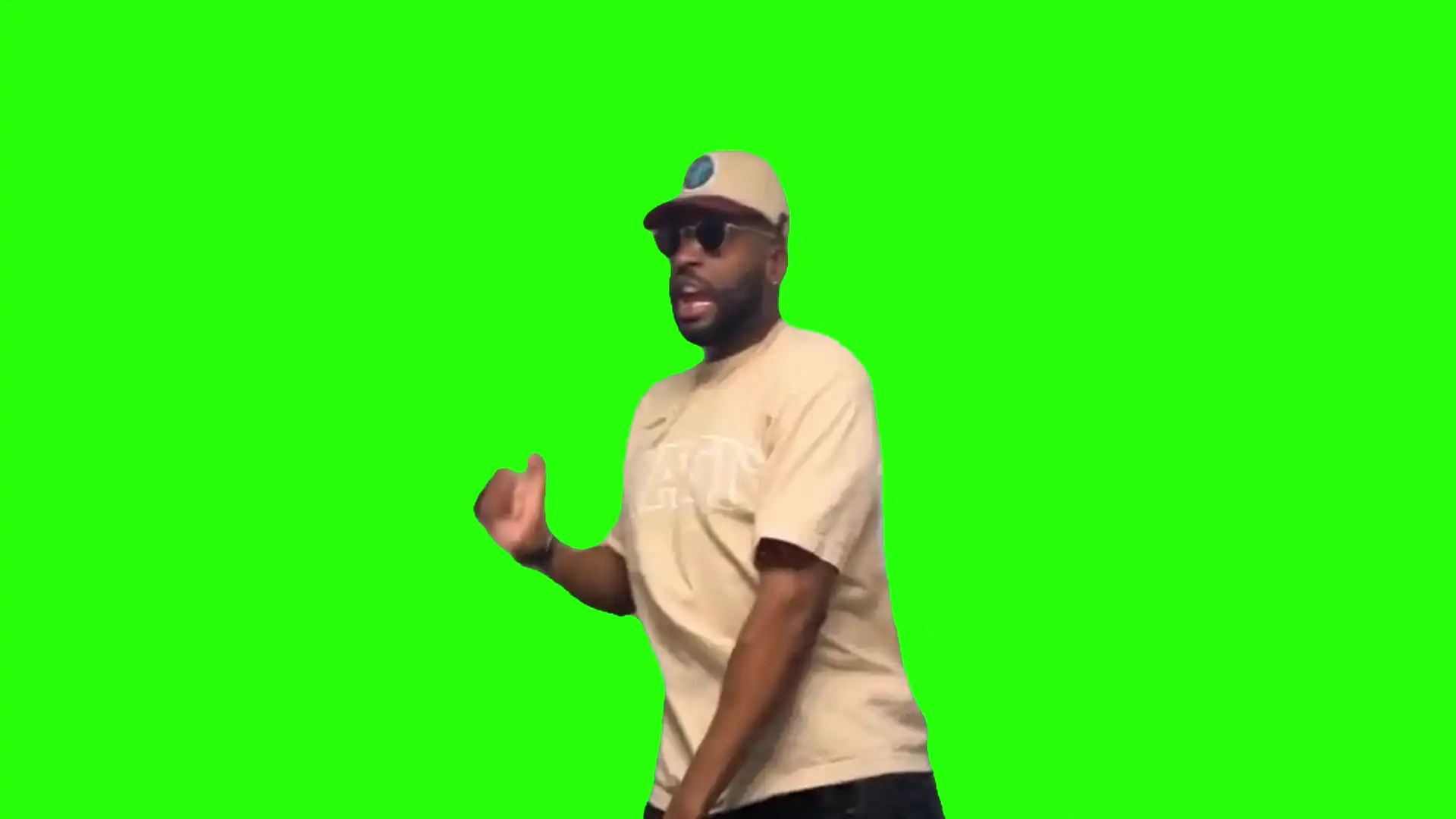 I look fly I look good Green screen