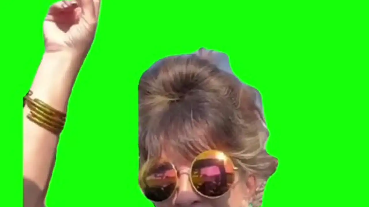 I love rock n roll meme Green screen