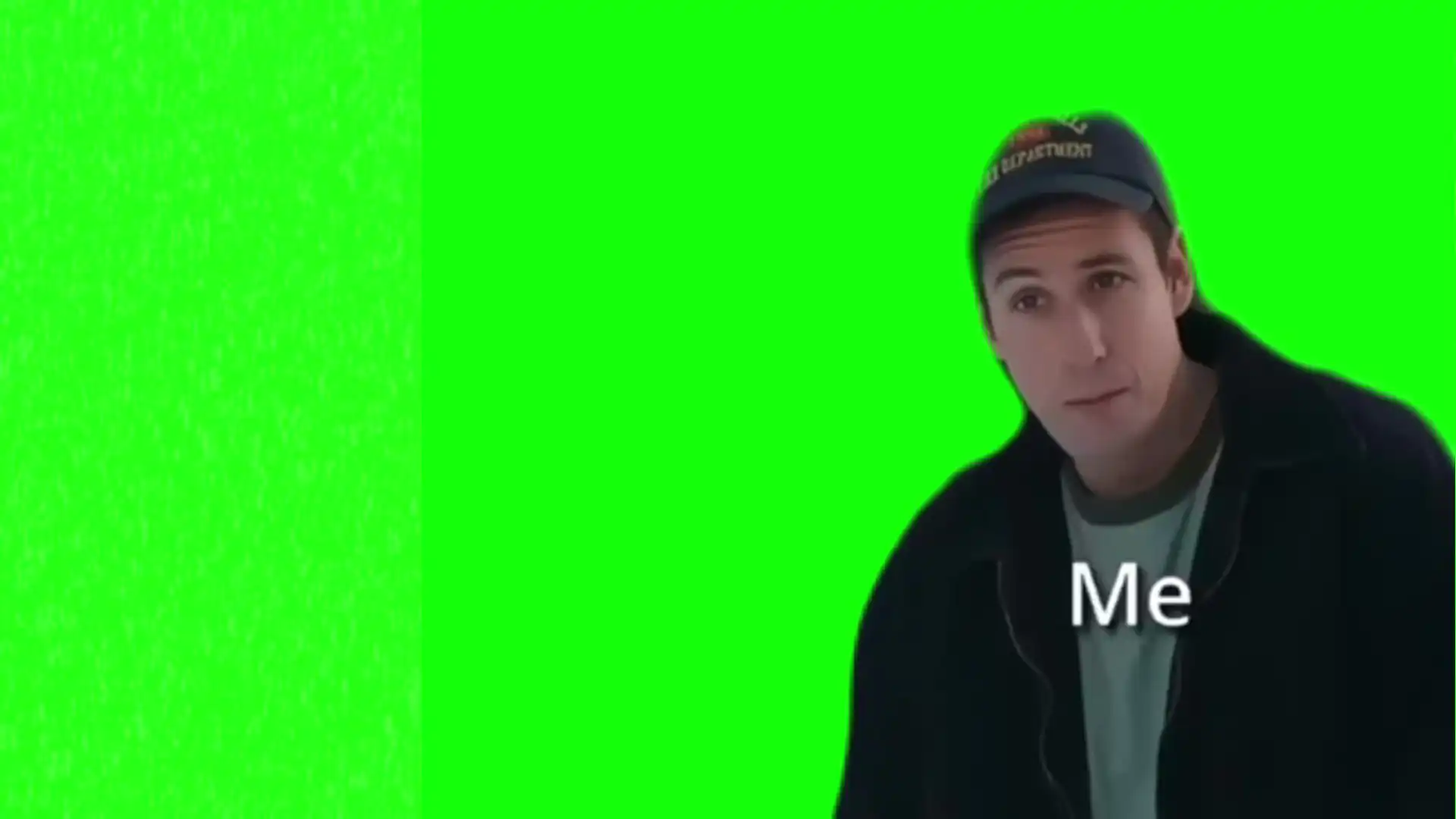 I love you! bullshit! Meme green screen