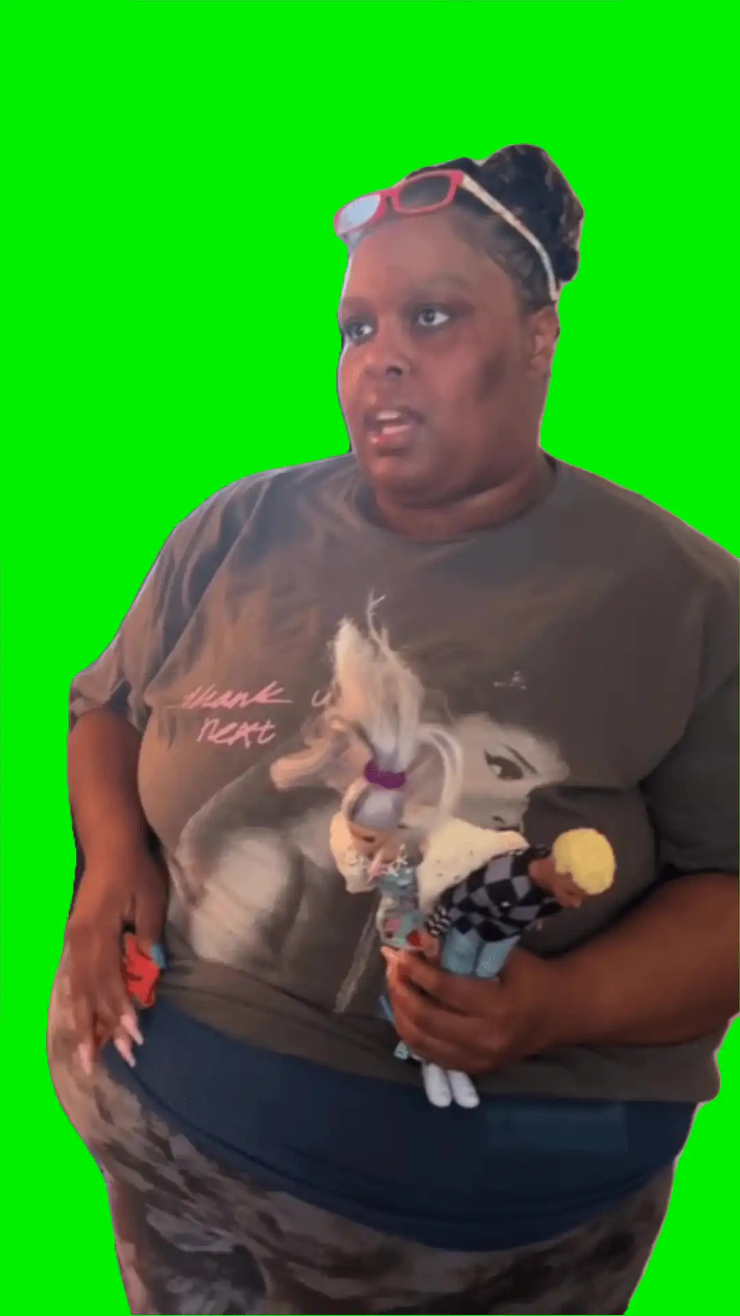 I miss him I cant help it green screen