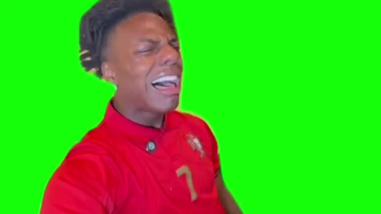 I show speed Upset Meme green screen