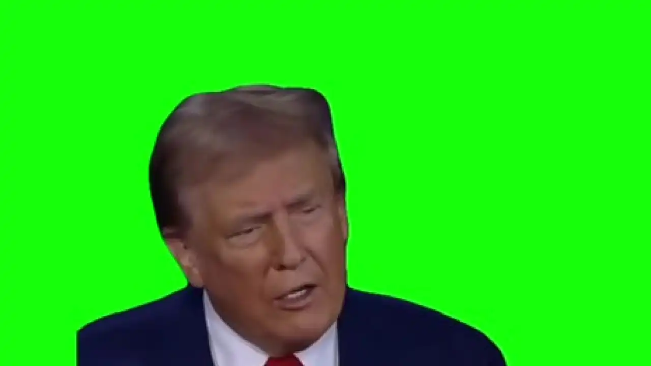 Im talking now meme green screen