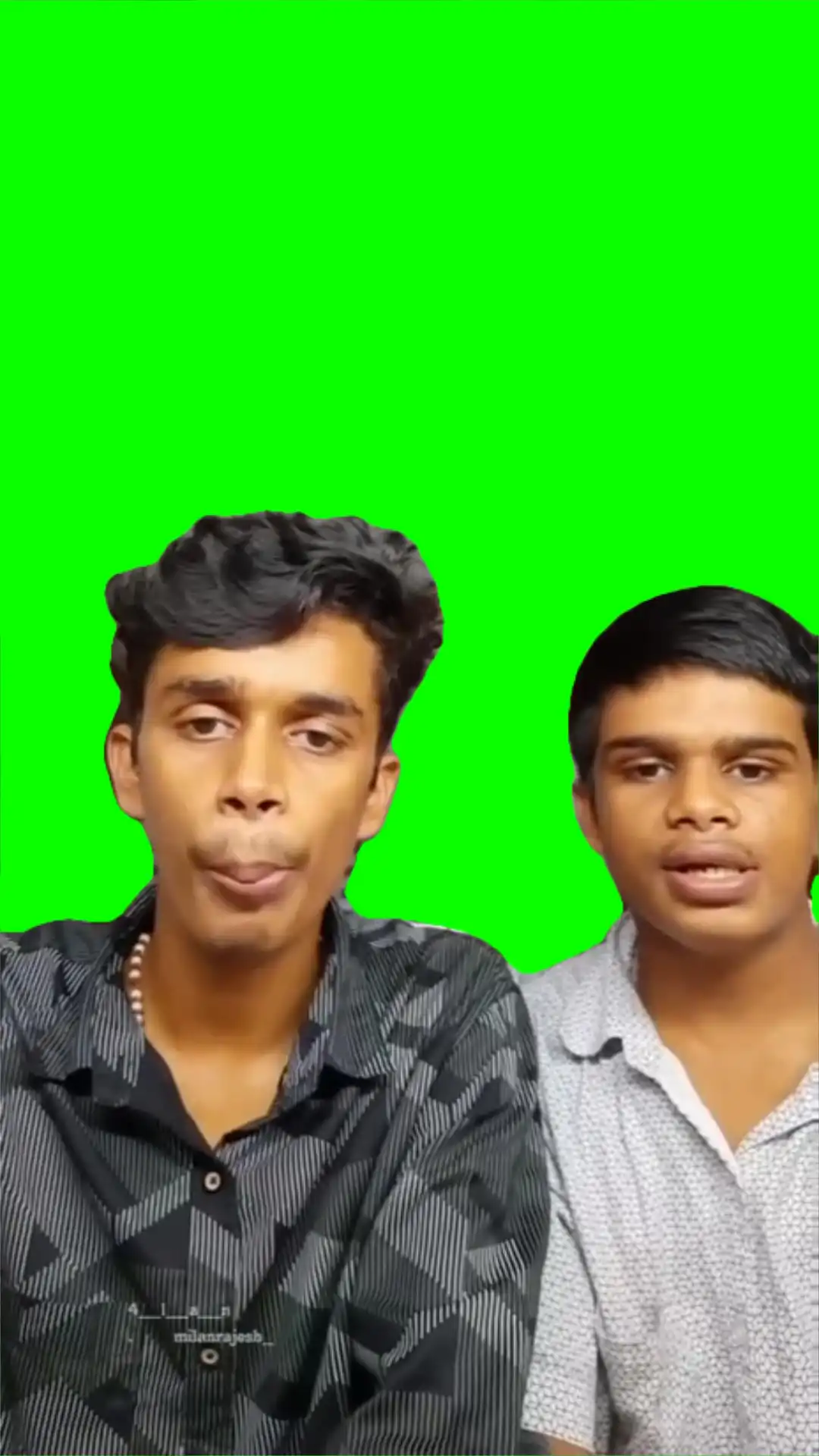 Indian fein fein green screen