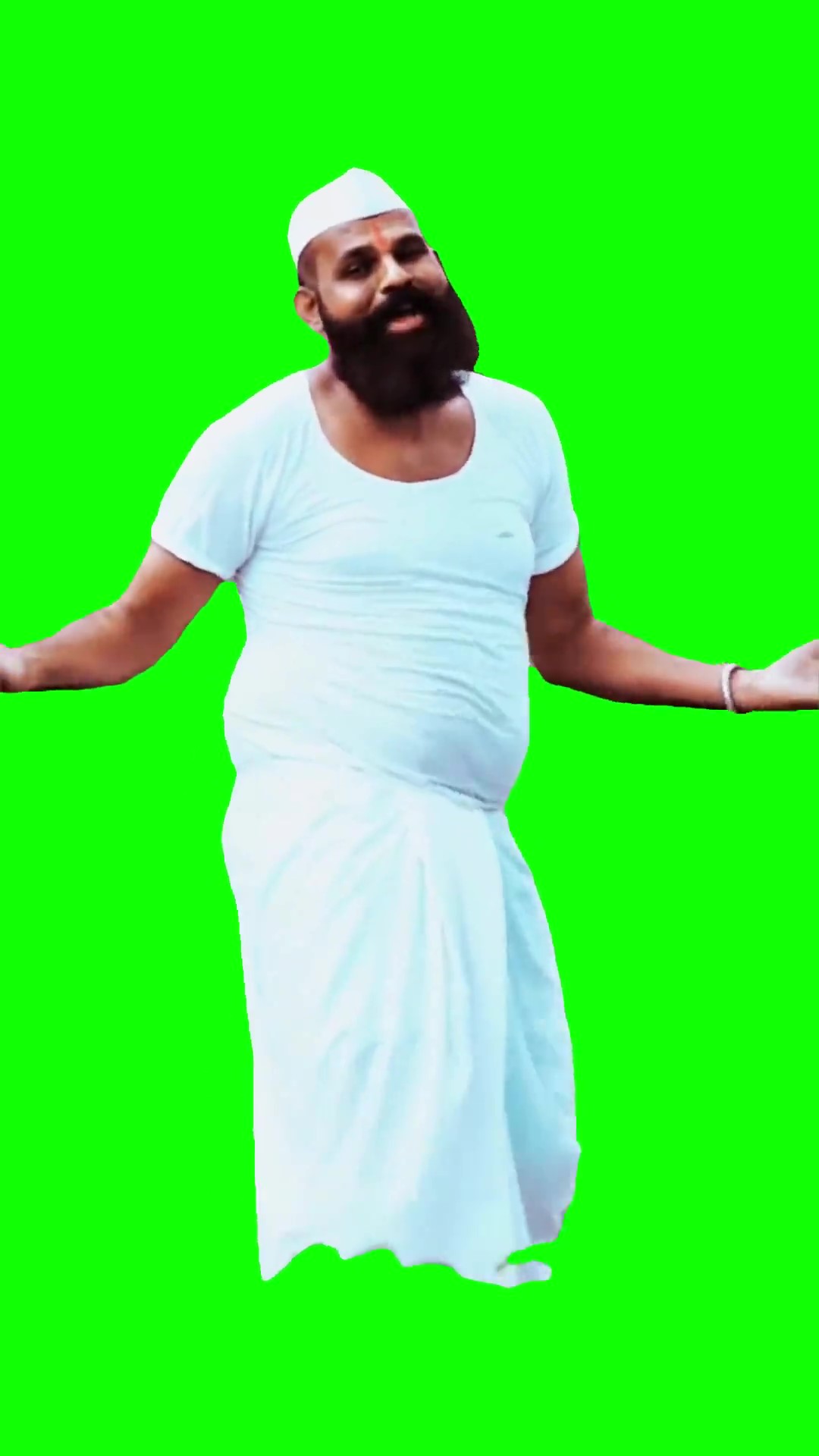 Indian Gata Only Green Screen Meme