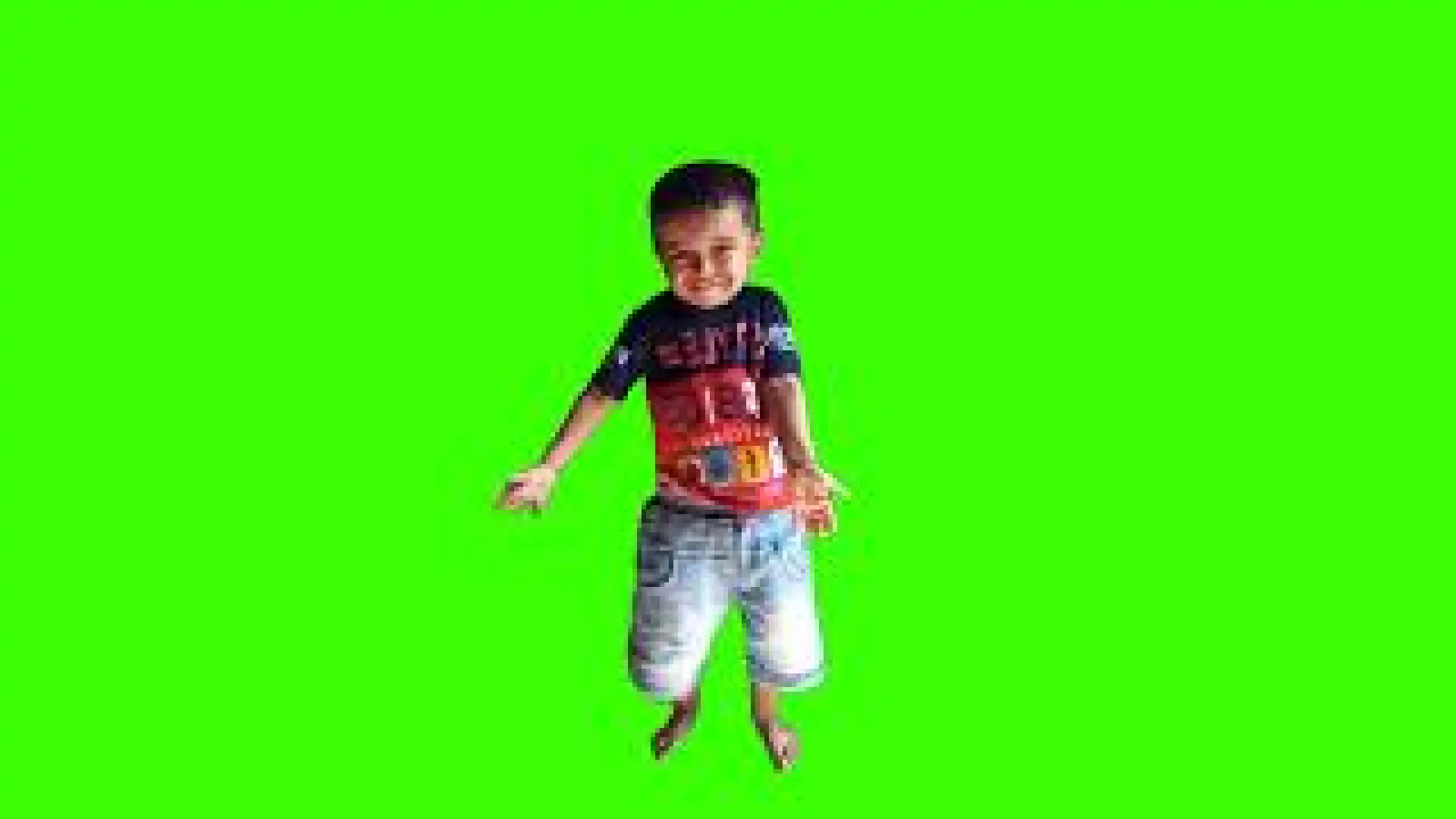indian kids dancing green screen