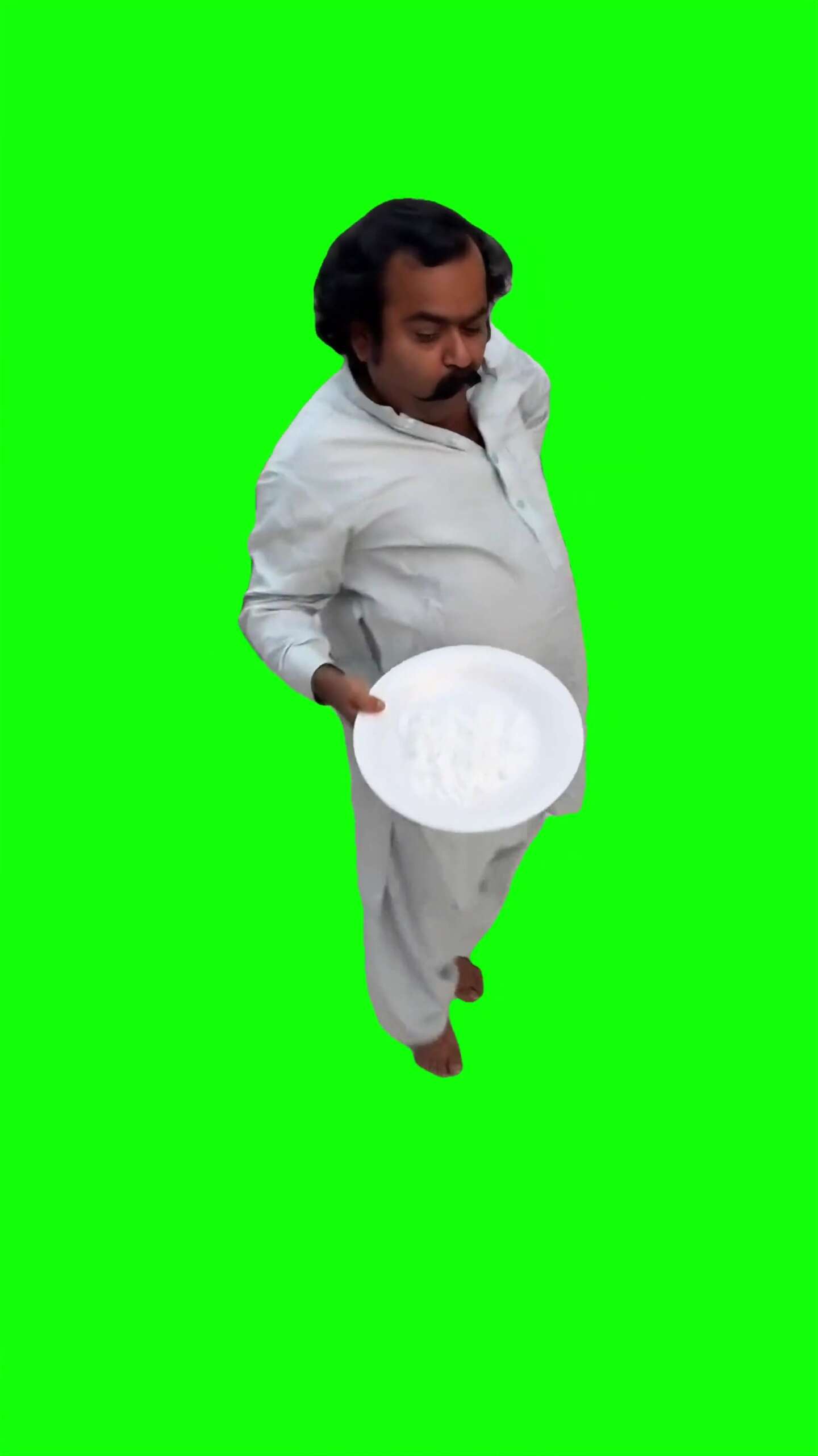 Indian Moonwalk Meme Green Screen