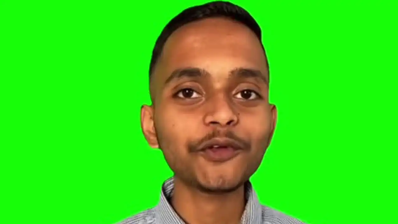 Indian No Guidance Meme Green screen