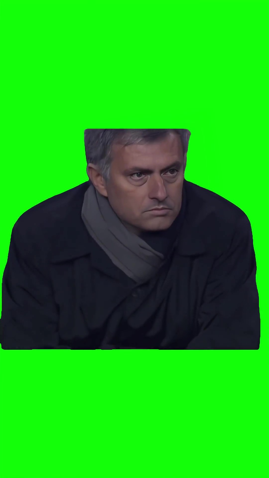 Intense look Green Screen Meme