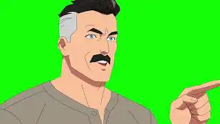 Invincible Omni Man green screen