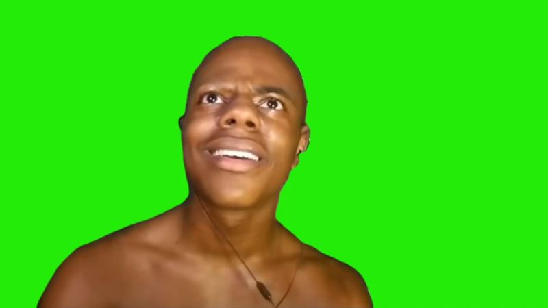 iShowSpeed Got Scared Green Screen Memes