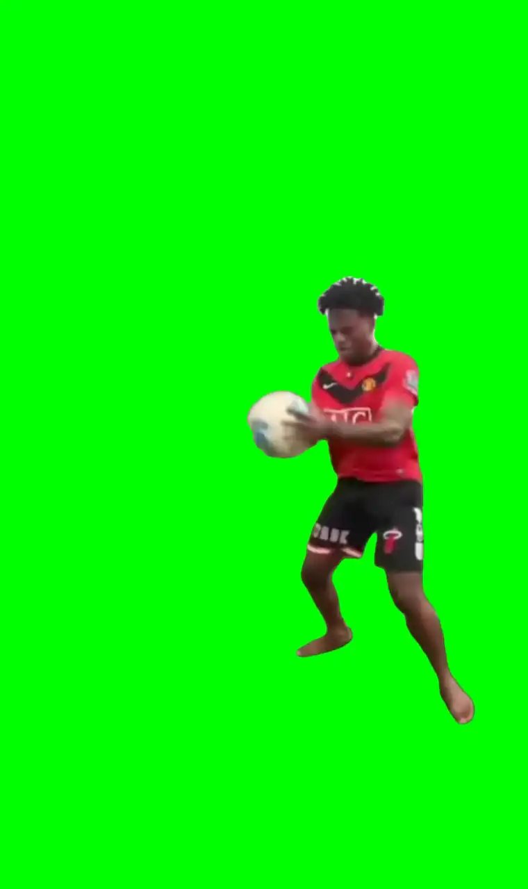 Ishowspeed mad at the ball green screen