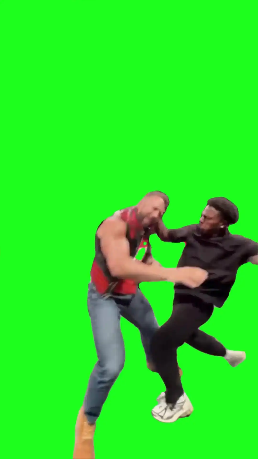 Ishowspeed punches Green Screen Meme