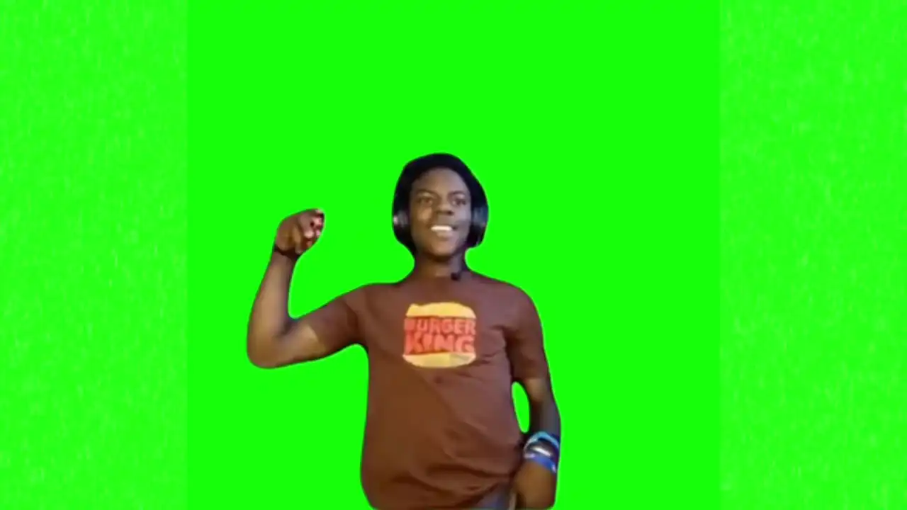 Ishowspeed rages green screen