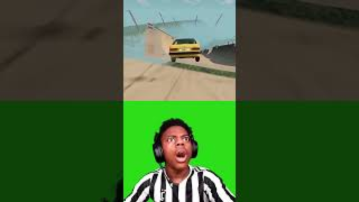 Ishowspeed reacts to a pulled fire alarm green screen