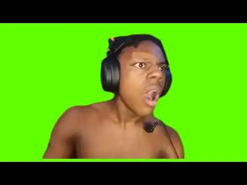 iShowSpeed Shocking green screen