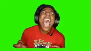 iShowSpeed Turn into a Monkey Green Screen