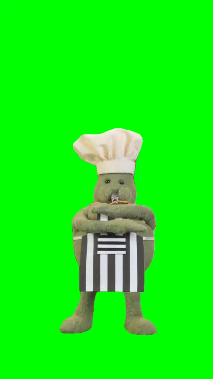 It’s go time green screen