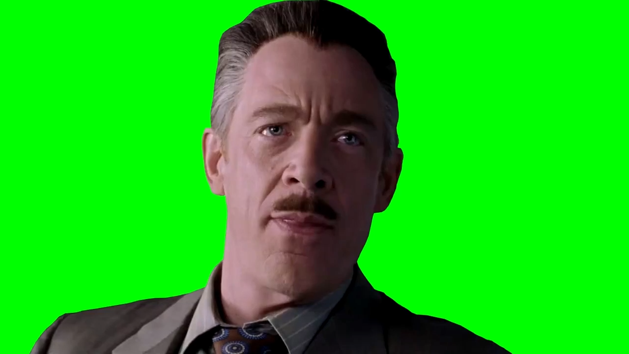 J Jonah Jameson Laughing Green Screen Meme