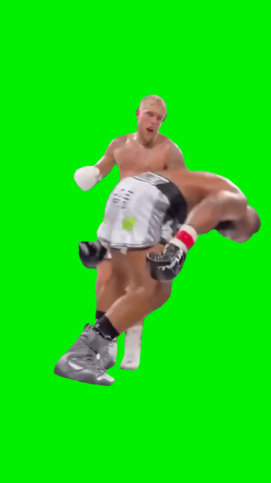Jake paul boxing meme green screen