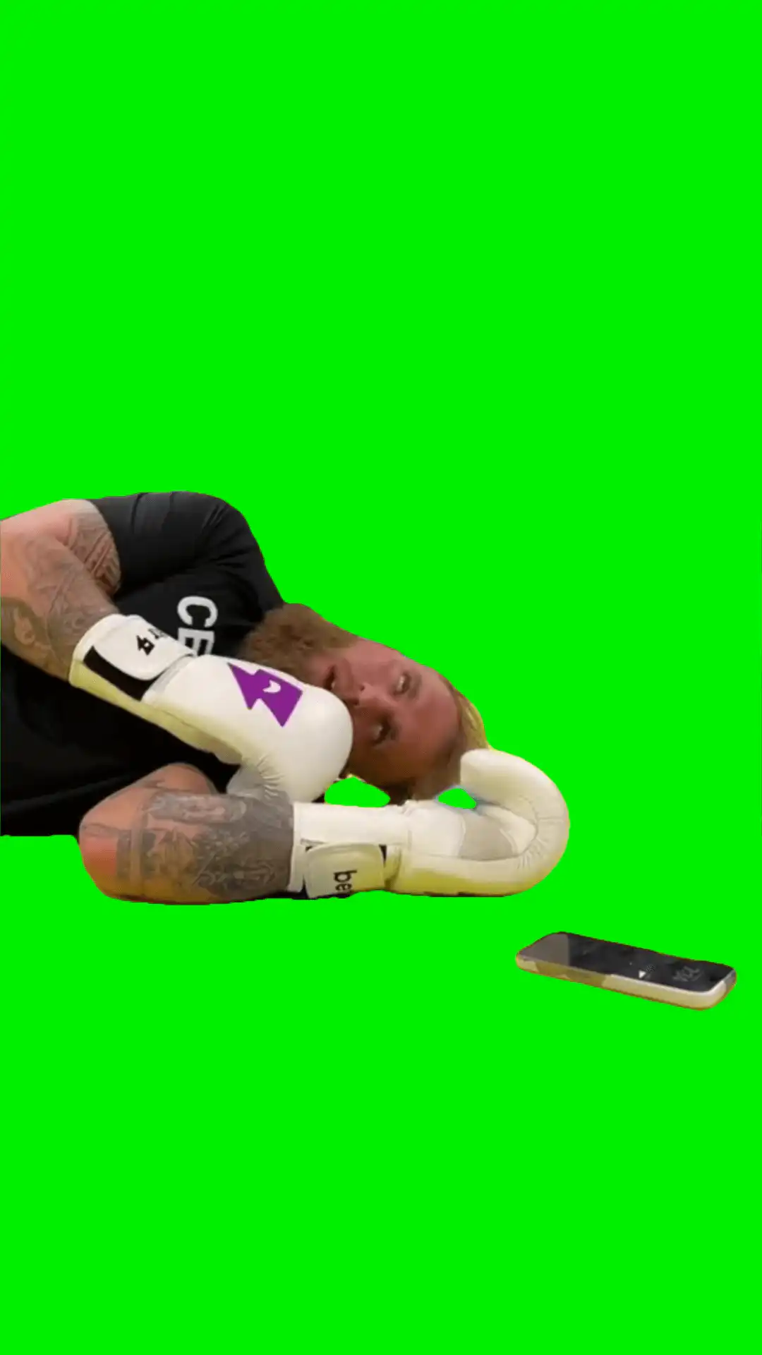 Jake paul thick of it meme green screen