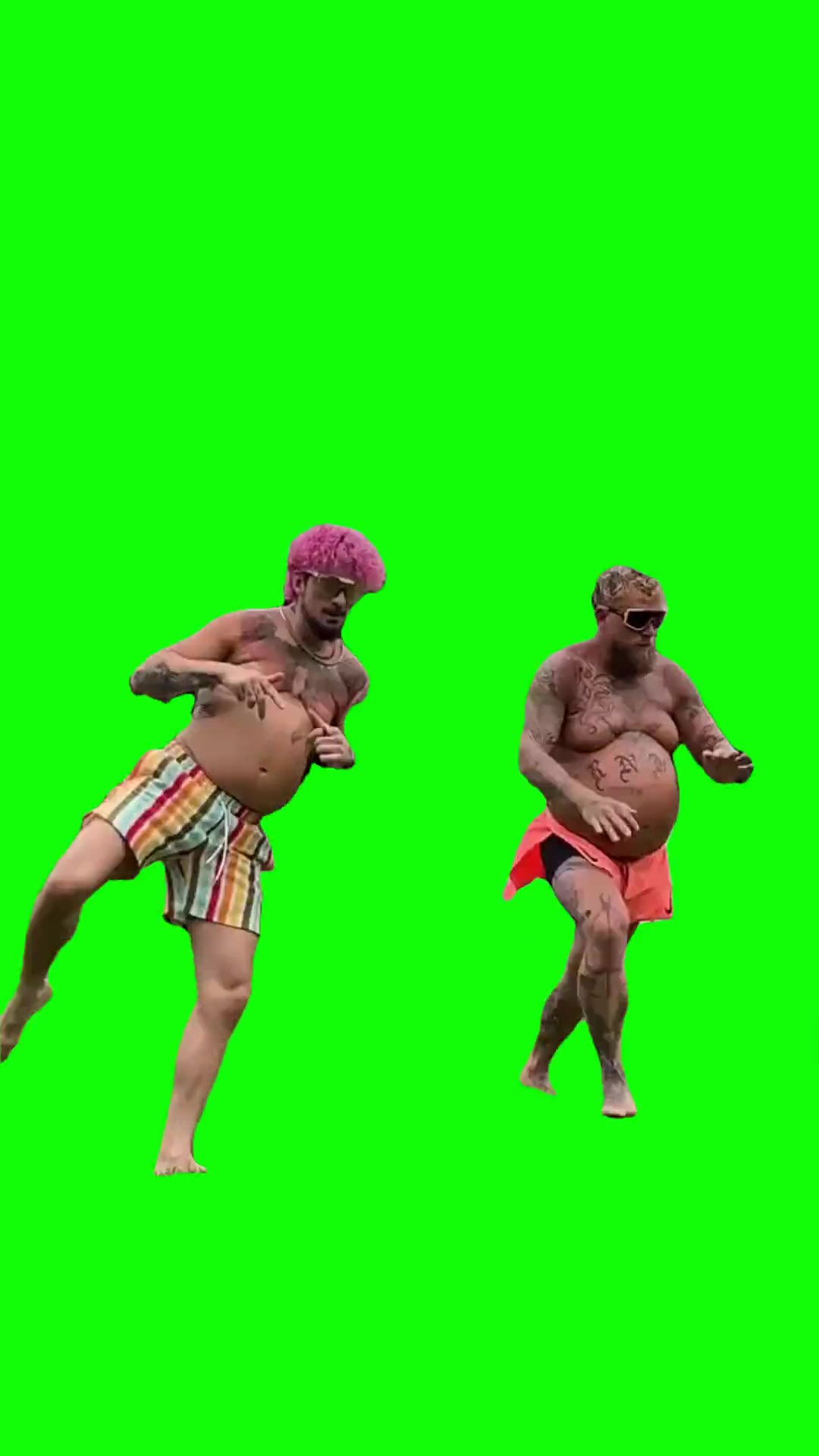 jake paul working out Green Screen Meme