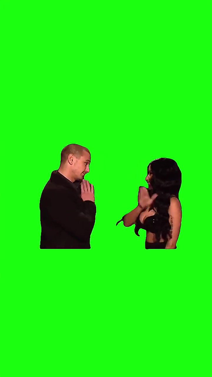 James franco nikki minaj besties meme Green Screen