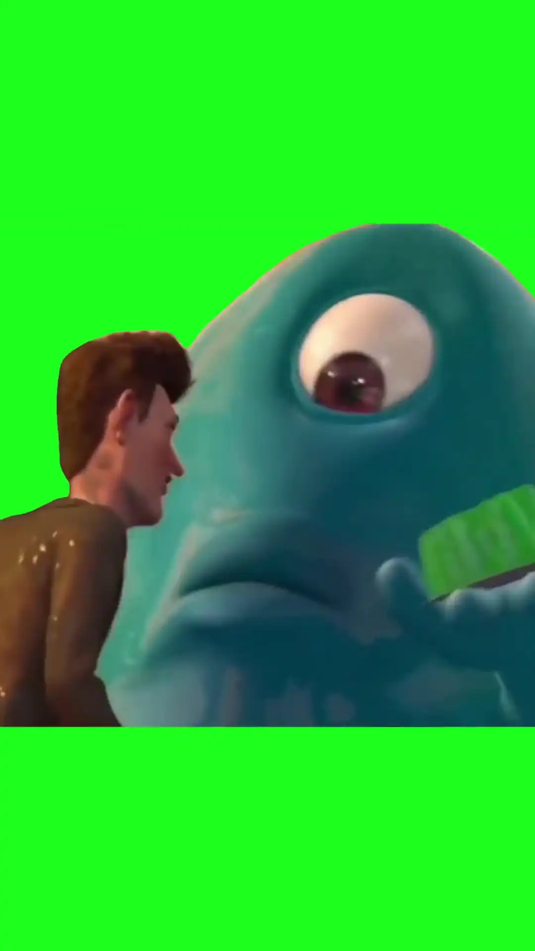 Jello showing jello Green Screen meme